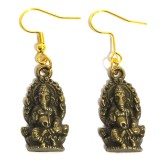 Maria King Ganésa (2) fülbevaló, választható arany vagy ezüst színű akasztóval