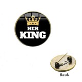 Maria King HER KING kitűző