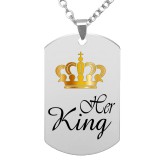 Maria King Her King medál lánccal, választható több formában és színben