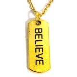 Maria King HIT medál, választható arany vagy ezüst színű acél lánccal vagy bőr lánccal