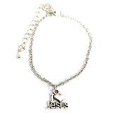 Maria King I Love Jesus karkötő charmmal, arany vagy ezüst színben