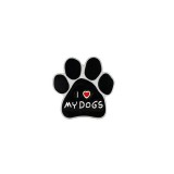 Maria King 'I love my dogs - Szeretem a kutyáimat' tappancs kitűző