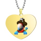 Maria King Kalóz Papagájos medál lánccal, választható több formában és színben