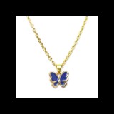 Maria King Kék pillangós gyerek nyaklánc medállal, arany színű