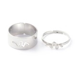 Maria King Kígyós páros gyűrű (2 db), állítható méret