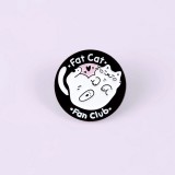 Maria King Kövér macskás fan klub kitűző