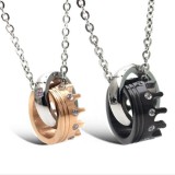 Maria King Kristályos korona páros nyaklánc