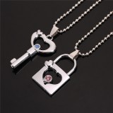 Maria King Kulcs és lakat páros nyaklánc