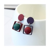 Maria King Látványos színes geometrikus fülbevaló