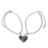 Maria King Legjobb Barátok páros karkötő charmmal (2), arany vagy ezüst színben