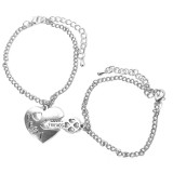 Maria King Legjobb Barátok páros karkötő charmmal (3), arany vagy ezüst színben