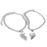 Maria King Legjobb Barátok páros karkötő charmmal, arany vagy ezüst színben