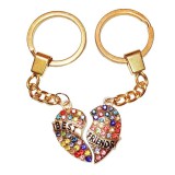 Maria King Legjobb barátok színes kristályos páros kulcstartó, 2 db