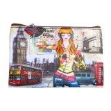 Maria King London motívumos vászon szütyő