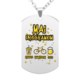 Maria King Mai programom: kávé, bicikli, sörözés... medál  lánccal, választható több színben