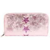 Maria King metálpink csillagos designbőr pénztárca