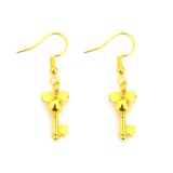 Maria King Mickey kulcs fülbevaló, választható arany vagy ezüst színű akasztóval II.