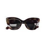 Maria King Mintás keretes vagány női napszemüveg