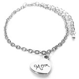 Maria King MOM/ANYU (2) karkötő charmmal, arany vagy ezüst színben