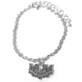 Maria King MOM/ANYU charm karkötő, arany vagy ezüst színben