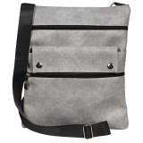 Maria King Műbőr kis válltáska, szürke