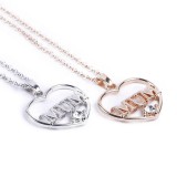 Maria King MUM (Anya) szíves medál, ezüst színű