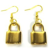 Maria King Nemesacél Lakat (2) fülbevaló, választható arany vagy ezüst színű akasztóval