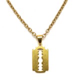 Maria King Nemesacél Penge medálos nyaklánc, arany színű