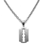 Maria King Nemesacél Penge medálos nyaklánc, ezüst színű