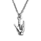 Maria King Ördögvilla kézjel medál lánccal vagy kulcstartóval