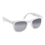Maria King Összecsukható vastagkeretes napszemüveg, UV400, fehér