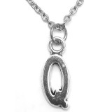 Maria King Q Betű medál lánccal vagy kulcstartóval