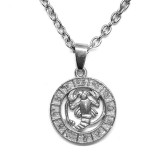 Maria King Rák-Horoszkóp medál lánccal, ezüst színű