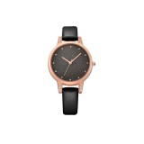 Maria King REBIRTH nemesacél tokos cseppálló, ütésálló női karóra - fekete