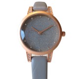 Maria King REBIRTH nemesacél tokos cseppálló, ütésálló női karóra, szürke szíjjal