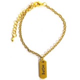 Maria King REMÉNY karkötő charmmal, arany vagy ezüst színben