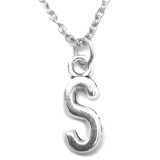 Maria King S Betű medál lánccal vagy kulcstartóval