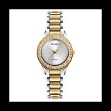 Maria King SKMEI fémszíjas cseppálló női karóra, arany-ezüst