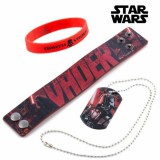 Maria King Star Wars ékszerszett, Darth Vader nyaklánc medállal és 2 db karkötő (eredeti licensz)
