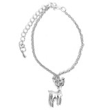 Maria King Szarvas karkötő charmmal, arany vagy ezüst színben