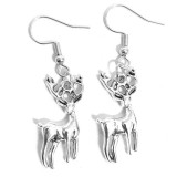 Maria King Szarvasos fülbevaló, választható arany vagy ezüst színű akasztóval