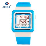 Maria King Szilikon szíjas vízálló gyermek sport karóra, kék