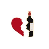 Maria King Szív és üveg kitűző