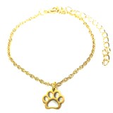 Maria King Tappancs nemesacél karkötő charmmal (2), arany vagy ezüst színben