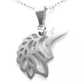 Maria King Unikornis nemesacél medál (2) lánccal vagy kulcstartóval