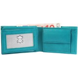 Maria King Valódi bőr pénztárca, kék