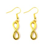 Maria King Végtelen fülbevaló II., választható arany vagy ezüst színű akasztóval