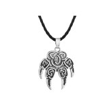 Maria King Viking Karom motívumos medál műbőr nyaklánccal
