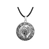 Maria King Viking Sárkány motívumos medál műbőr nyaklánccal