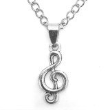 Maria King Violinkulcs medál lánccal vagy kulcstartóval